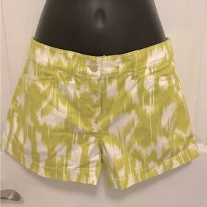 TRINA TURK Margarita Myrta Ikat Shorts Vacation Beach Cruise Sz 2